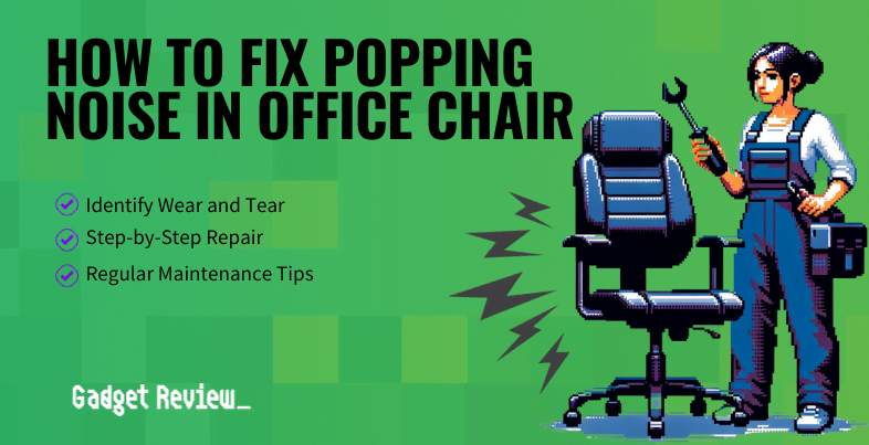 how to fix popping noise in office chair guide